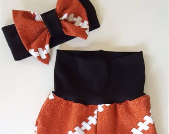 football headband - kids football clothes - newborn outfit - baby football outfit - baby outfit - newborn joggers - baby joggers - football