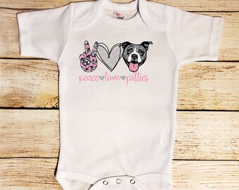 Pitbull Rescuer In Training Onesies Baby Clothes Outfit Unisex Gifts Newborn
