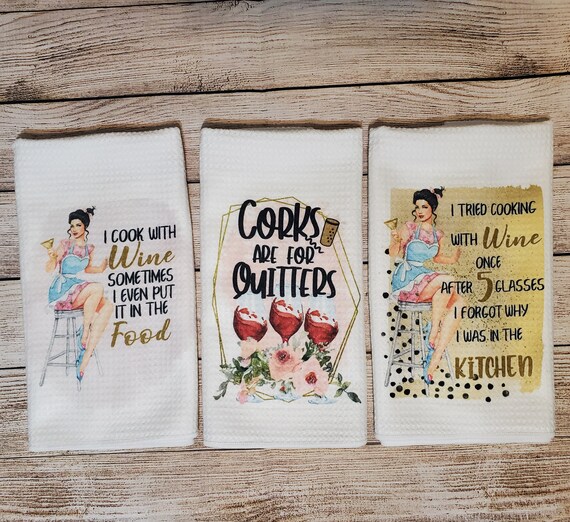 Funny Tea Towels, Sassy Kitchen Towels