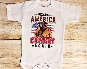 American cowboy - baby clothes - cowboy clothes -  baby rancher - cows - cowkid - country baby -  western shirt