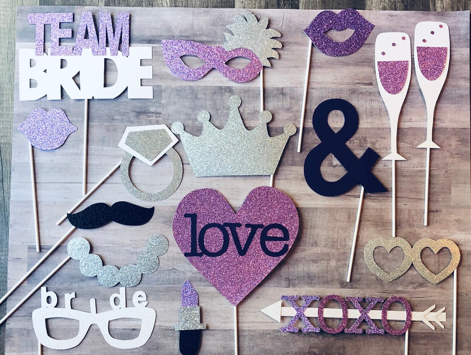 Bridal Shower Photo Booth Props