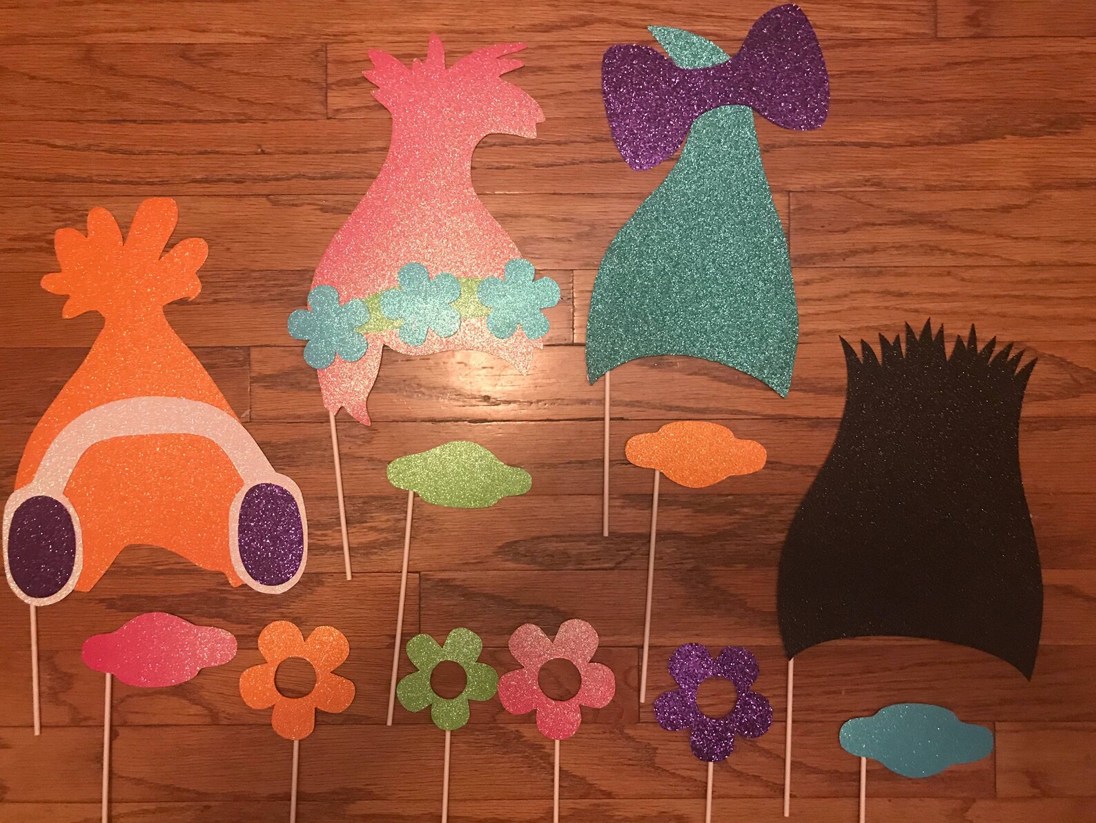 Trolls Photo Booth Props | Etsy