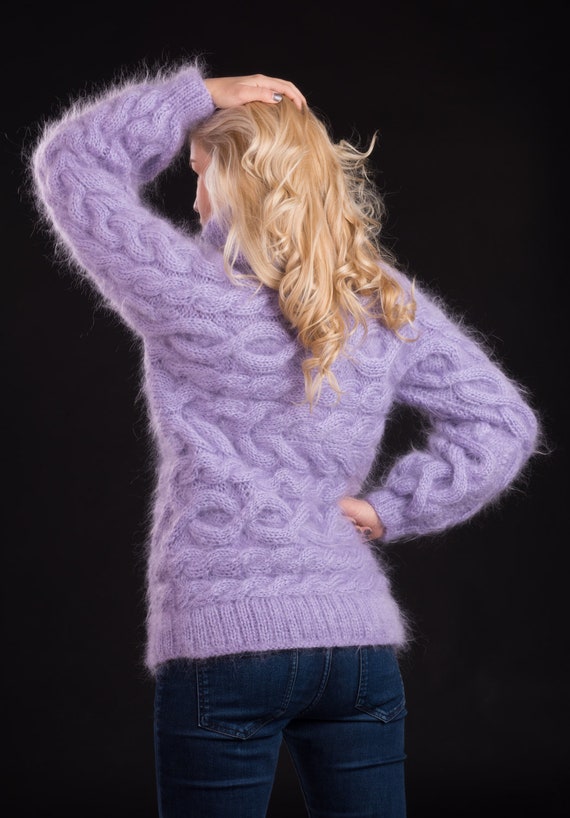 Pull en mohair, pull col roulé Mohair, pull en maille Cable, épais Knit Top, Chunky col roulé, tricot de câble Chunky Pull en mohair, pull col roulé Mohair, pull en maille Cable, épais Knit Top, Chunky col roulé, tricot de câble Chunky