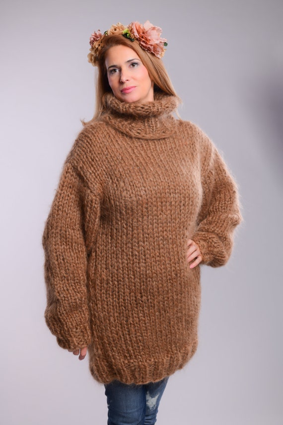 chunky knit jumper dress