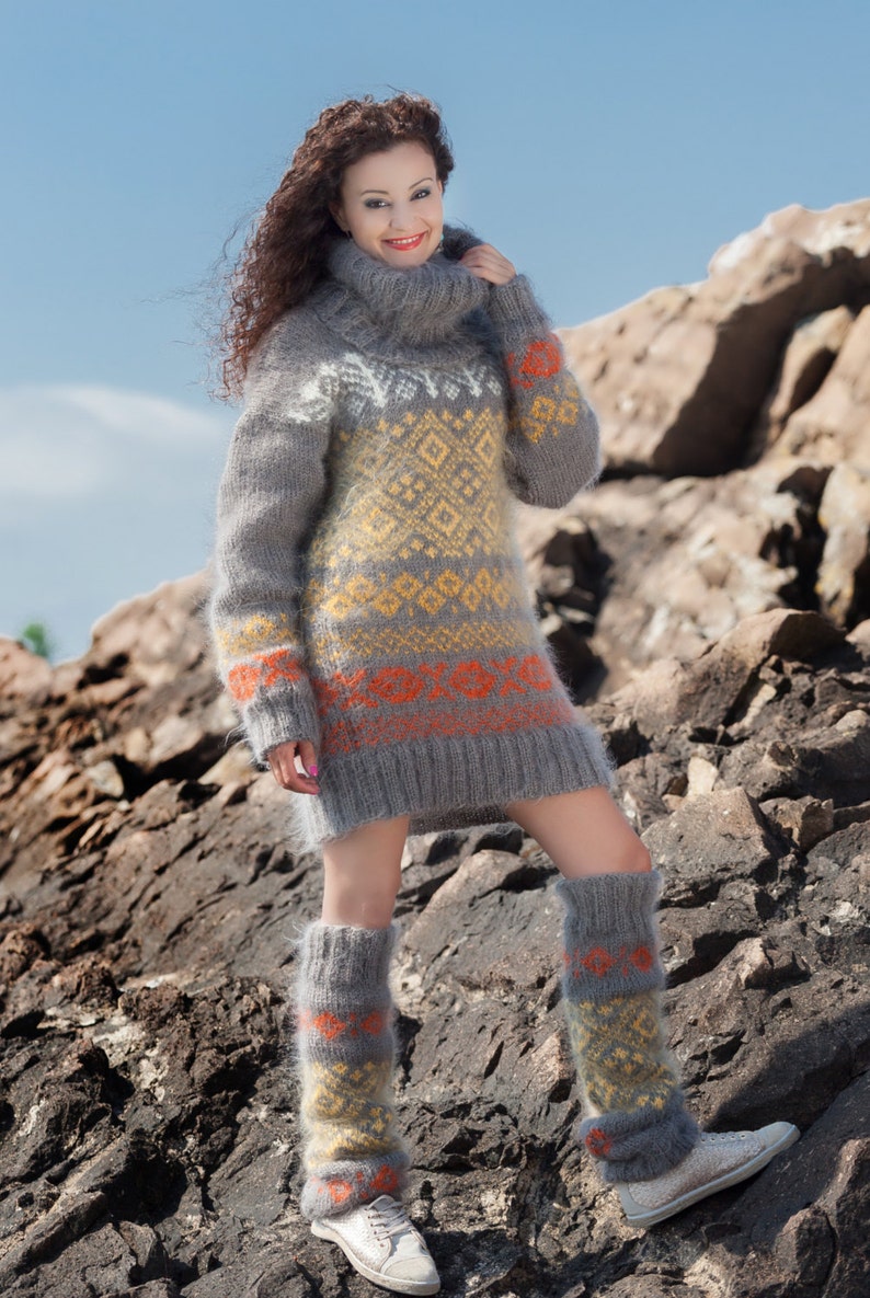 nordic sweater dress