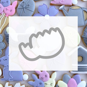 CRACKED EGG Cookie Cutter