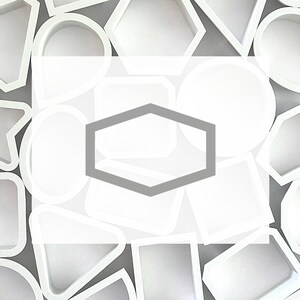 LONG HEXAGON Cookie Cutter