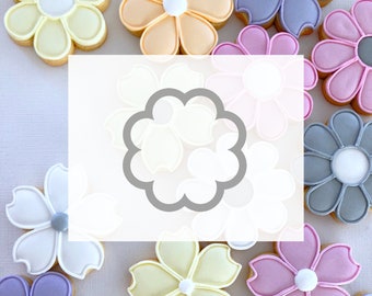 FLOWER 8 PETAL Cookie Cutter