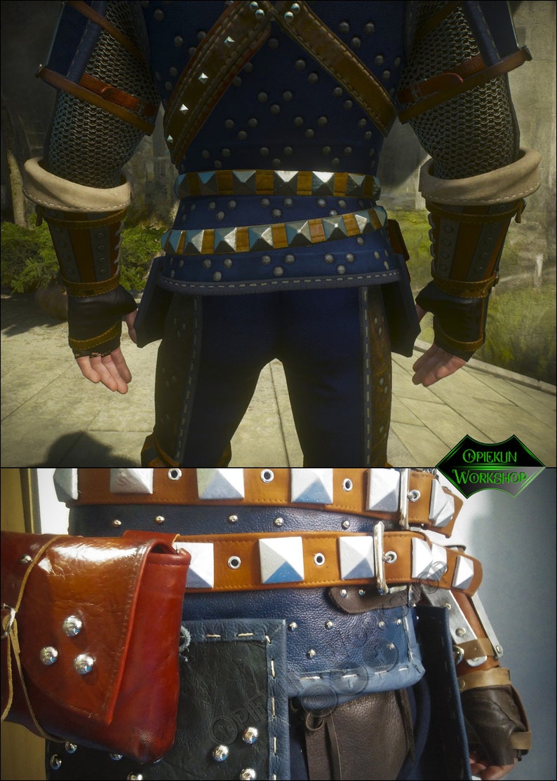 Grandmaster Feline LvL5 Inspired Witcher Armor Set Wild Hunt 3 Etsy