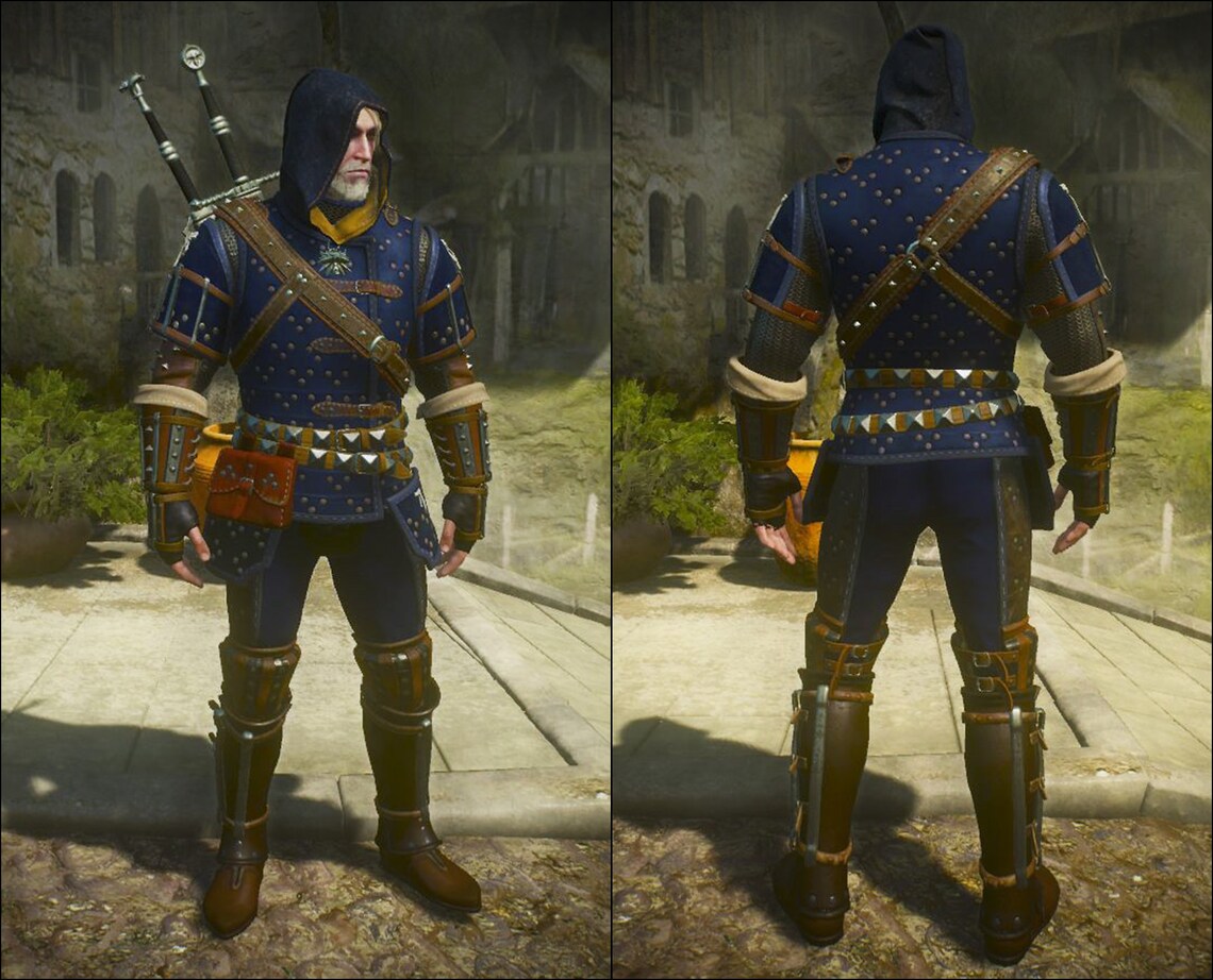 Grandmaster Feline LvL5 Inspired Witcher Armor Set Wild Hunt 3 Etsy