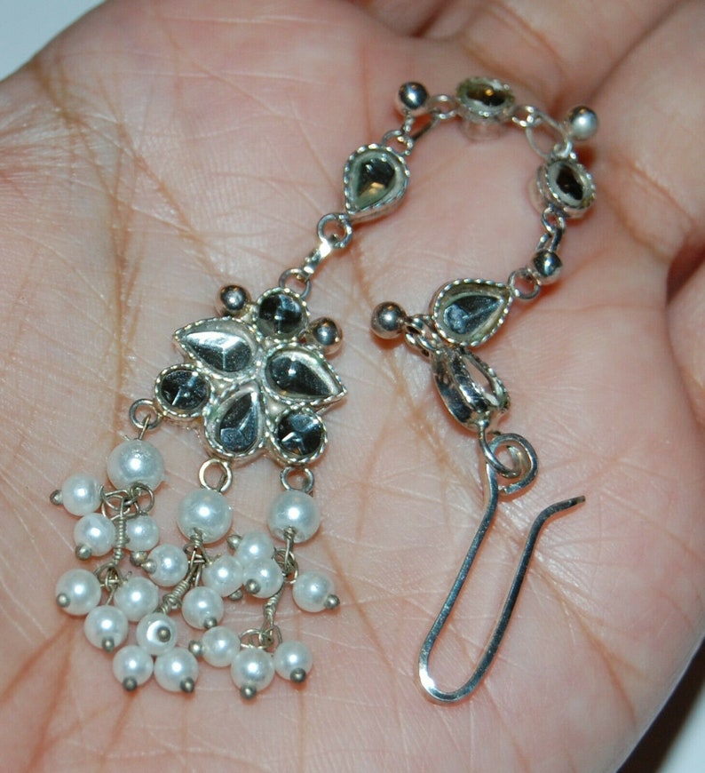 Vintage 925 Sterling Silver Bindi Matha Tika Hair Pin India Etsy
