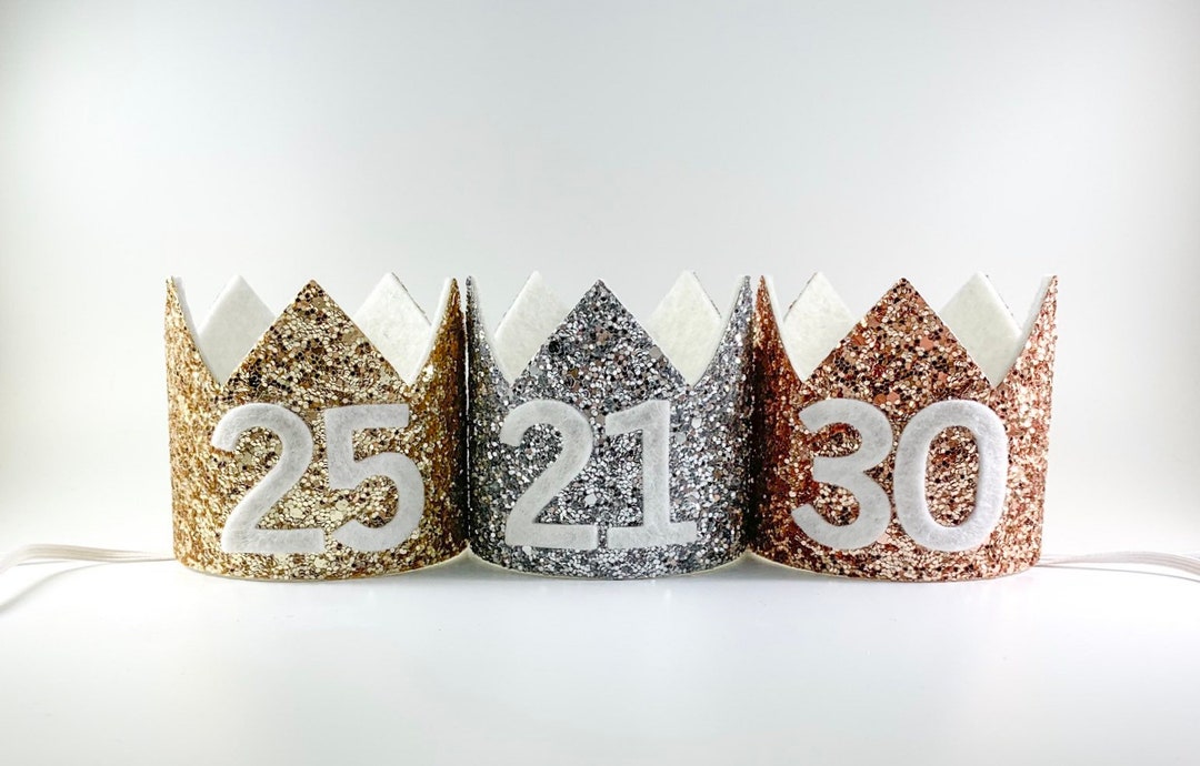 Adult Birthday Crown 21st Birthday Crown 30th Birthday - Etsy