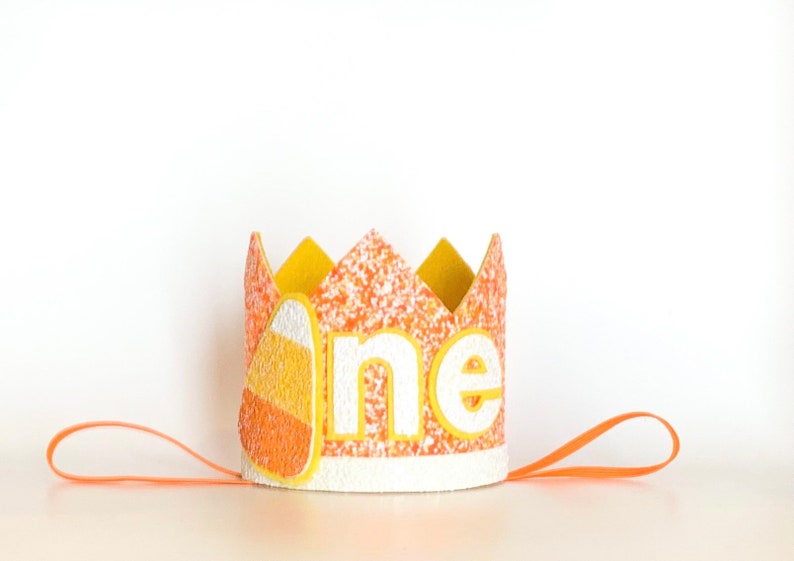 Candy Corn Crown Halloween Hat Halloween Birthday Hat Candy Corn Headband Candy Corn Birthday Crown Candy Corn Party Hat