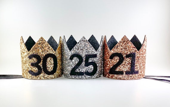 Adult Birthday Crown 21st Birthday Crown 30th Birthday | Etsy