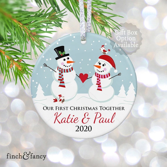 boyfriend girlfriend christmas ornaments