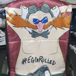 Dr. Eggman dakimakura pillowcase Sonic hedgehog ivo robotnik eggrolled