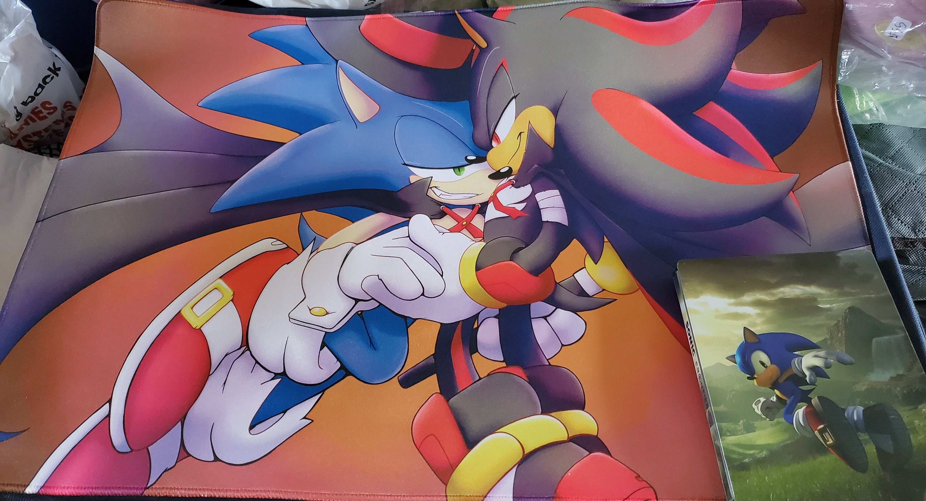 Playmat Sonic Shadow Hedgehog Halloween Vampire Playmat 