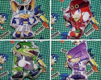 12" Murder of Sonic Hedgehog Plush Pillow Tails Amy Rose Shadow Blaze Sonadow Sonamy Shadamy Sonaze Mystery Soft