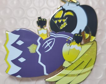 2.5&quot; Adam Arm Moving Pin First Man Angel Hazbin Hotel Dickmaster [Enamel Pin]