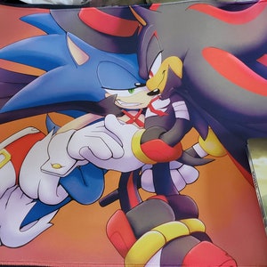 Playmat Sonic Shadow Hedgehog Halloween Vampire playmat deskmat