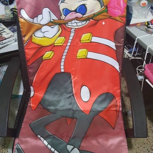 Dr. Eggman dakimakura pillowcase Sonic hedgehog ivo robotnik eggrolled image 2
