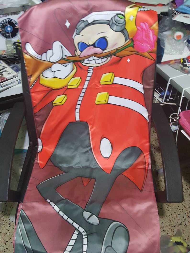 Dr. Eggman dakimakura pillowcase Sonic hedgehog ivo robotnik eggrolled image 2