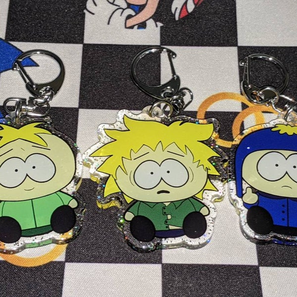Acrylic South Park Keychain Etsy
