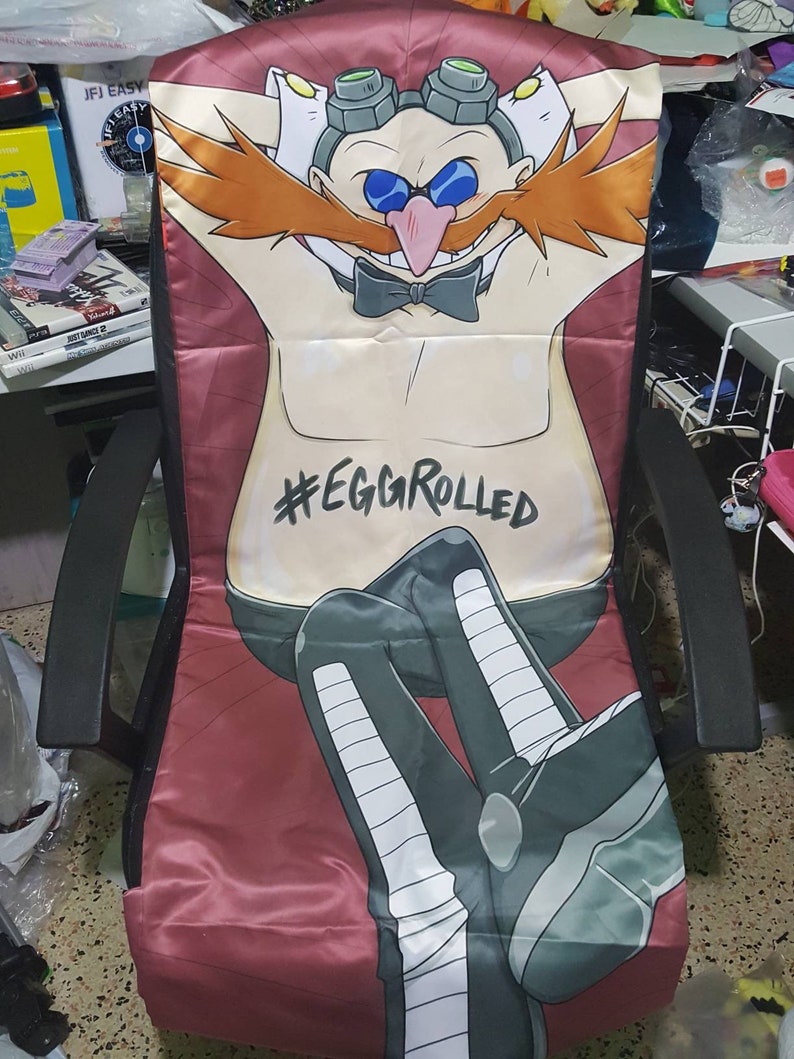 Dr. Eggman dakimakura pillowcase Sonic hedgehog ivo robotnik eggrolled image 1