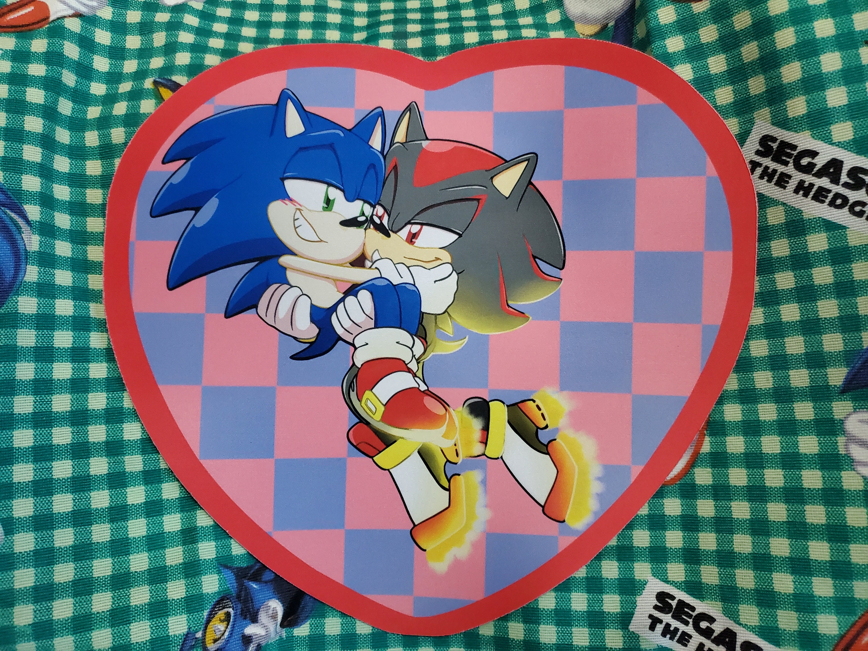 Shadow the hedgehog mousepad