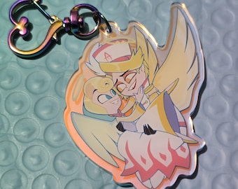 2.5" Abel St Peter HolyGates Hazbin Hotel Rainbow [Acrylic Charm]