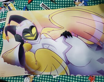 DESK MAT Adam Original Dick Dickmaster Hazbin Hotel Playmat pad Angel Executioner Exorcist army Helluva Boss Hellaverse