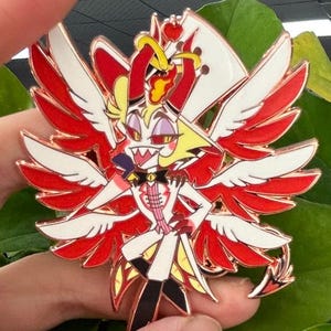 2.75" Winged Lucifer Hazbin Hotel [Enamel Pin] PREORDER