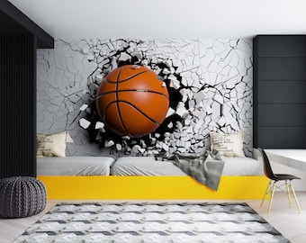 Download Ball Breaking Wall Etsy