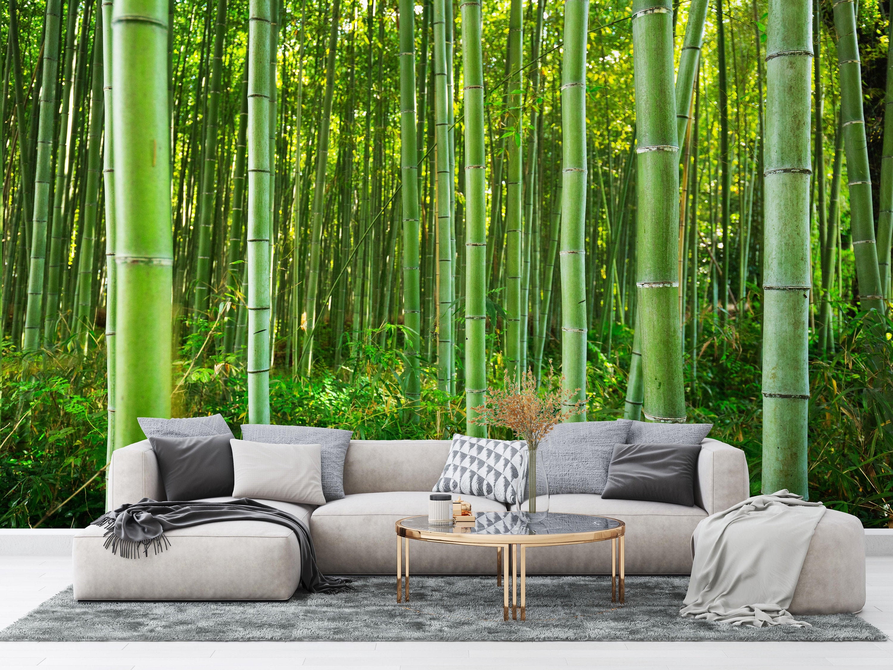 Bamboo Wallpaper - Etsy Bamboo Wallpaper - Etsy