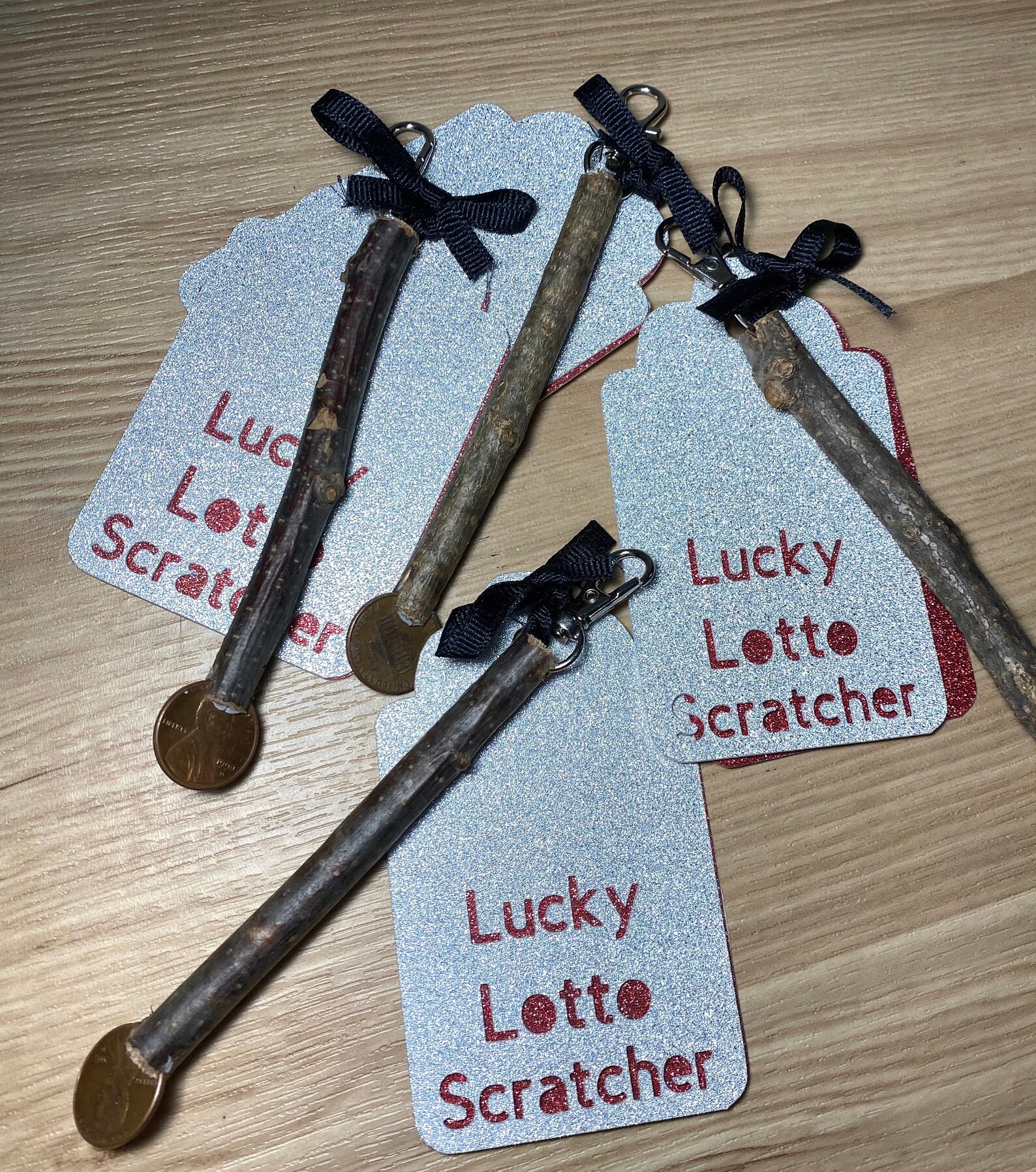 Lucky lotto scratcher keychain lottery ticket scratcher Etsy