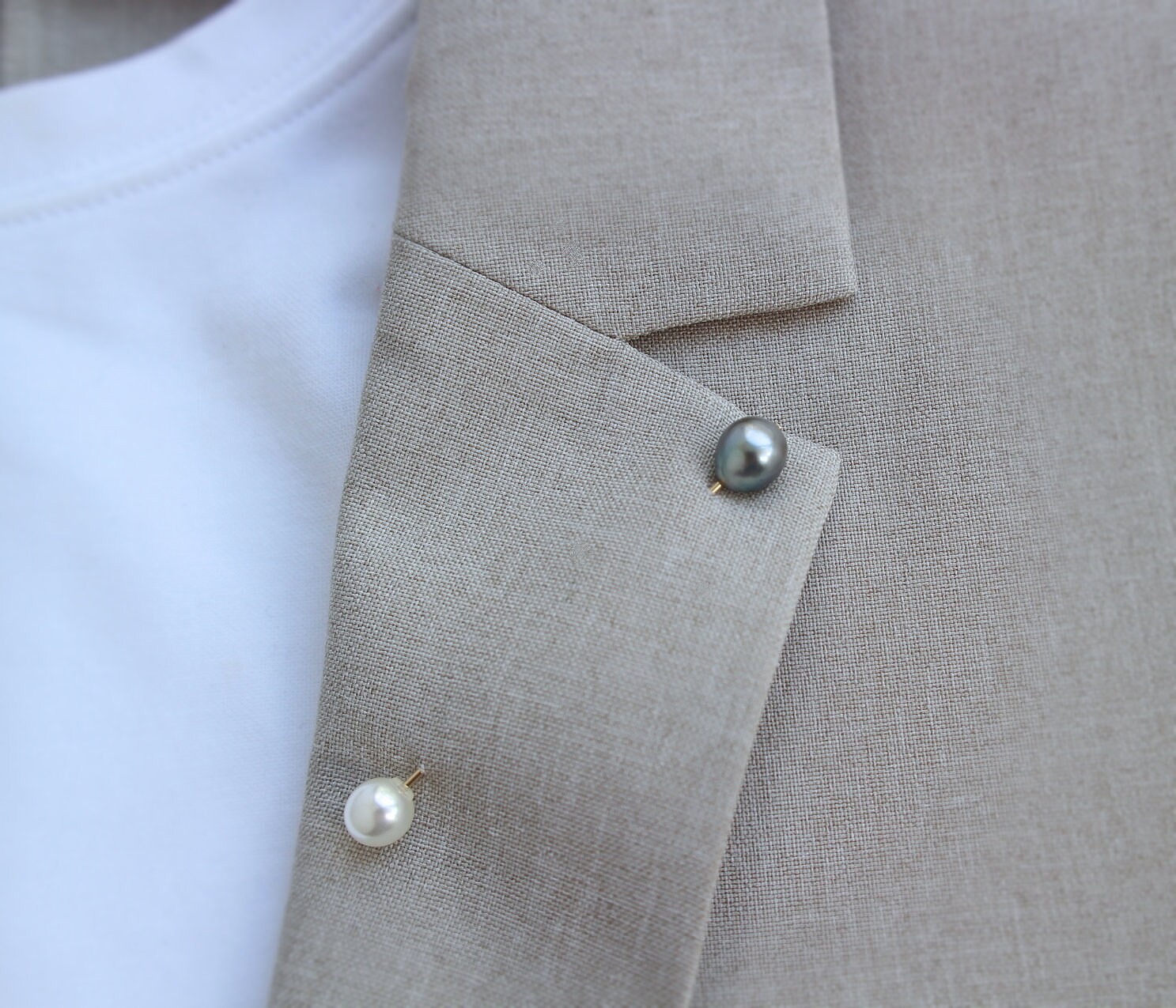 South Sea Pearl Pin Pearl Stick Hat Pin South Sea Baroque Etsy