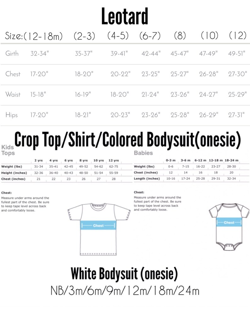 Kids Size Kids Size: 2-12 years Fluent in BabyKids Fashion\u00a9 LeotardCrop Top by Daily Threads
