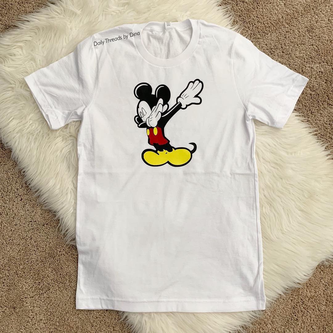mickey mouse dabbing shirt
