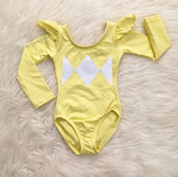 yellow leotard
