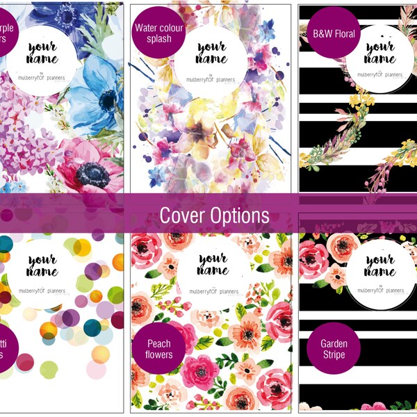 Additional Planner Cover