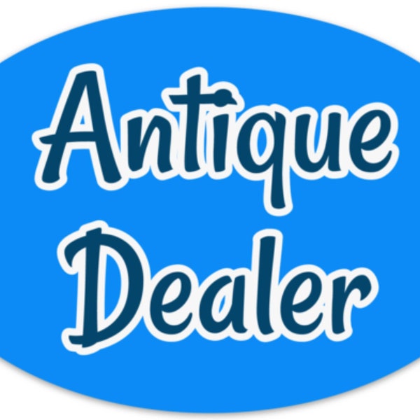 Antique Dealer (Sticker & Magnet) 6x4in by Susan James- For Your Car, Truck, Booth, Clipboard, Fridge