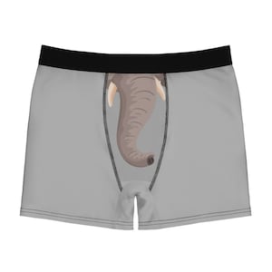 Algodón Ropa Interior Bolsa Boxer Elefante Impreso Homosexual