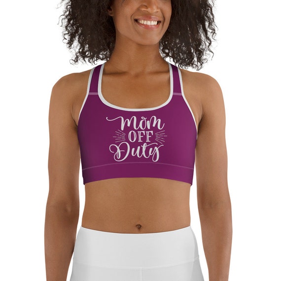 Funny Womens Mom off Duty Fitness Yoga Running Gym Comfortable