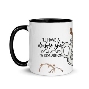 Funny Parents Tiring Adulting Tired AF Ceramic Mug with Color Inside
