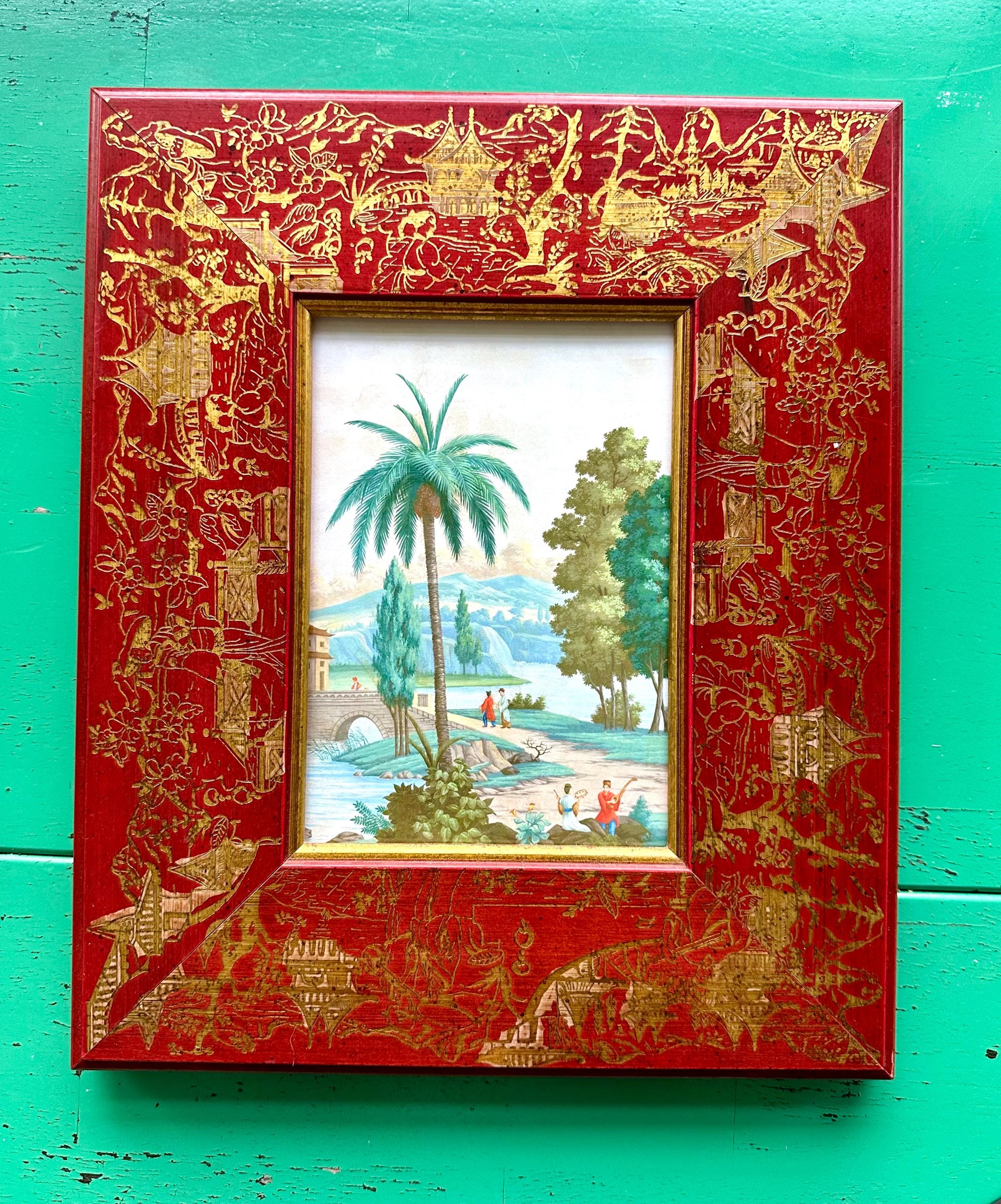 Japanese Lacquer Picture Frame - Etsy