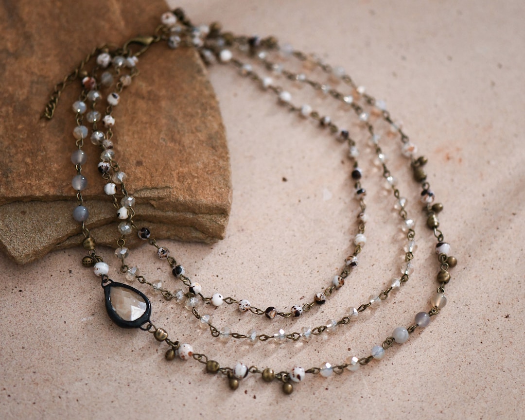Foster Brown Linked Necklace
