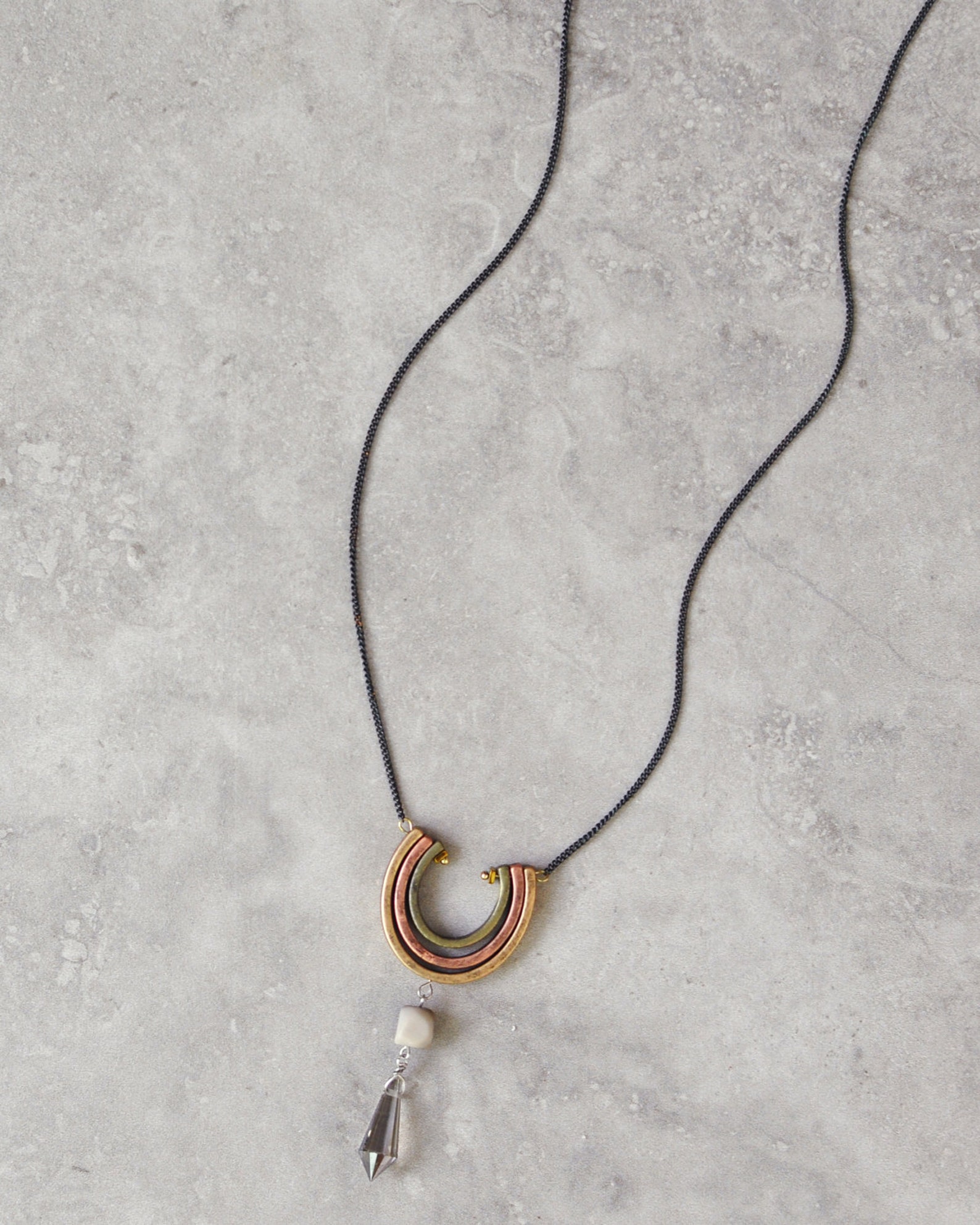 Boho Necklace Bohemian Necklace Long Necklace Pendant Etsy