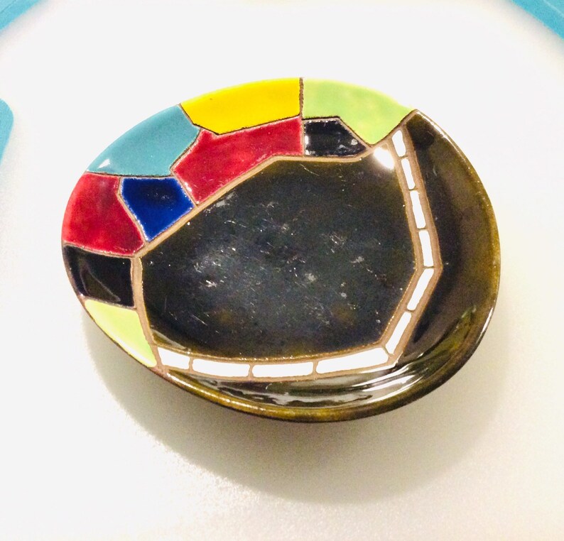 Vintage Keramos Ceramc Saucer Dish