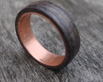 Bentwood Ring copper dark oak