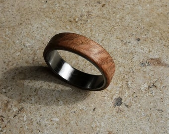 Bentwood anello di ottone vecchia quercia